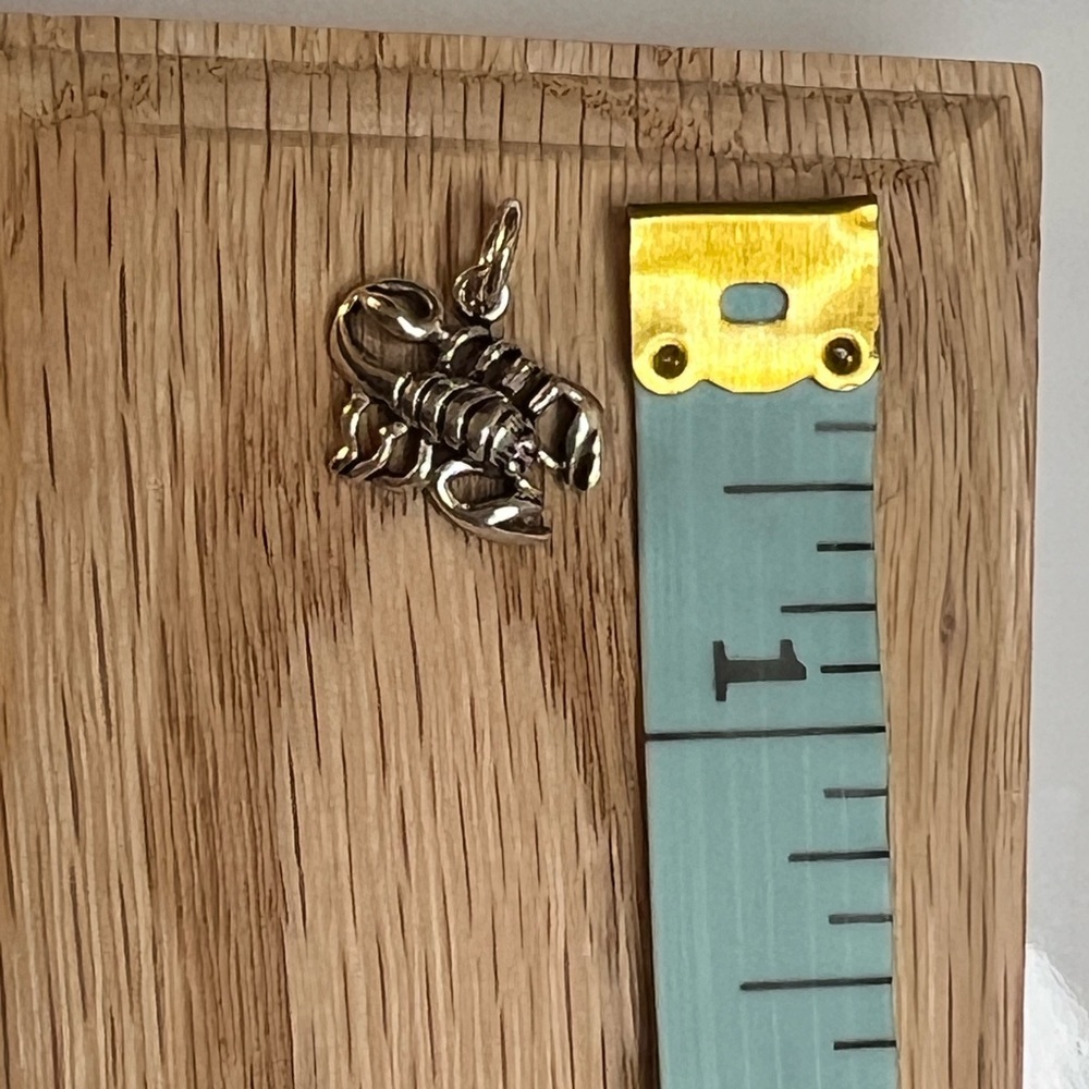 Scorpion Vintage Sterling Silver 925 NOS Charm - Picture 5 of 6